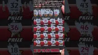 Triple Red 777&rsquo;s Scratch-Off Tickets #scratchers #scratchofftickets  #scratchcards