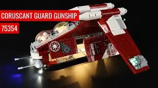 LED Light Kit for LEGO Coruscant Guard Gunship 75354 Light Kit