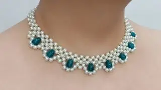 Изготовление жемчужных ожерелий @Jewelry.Crystals #ожерелье #ожерелья #ювелирныеизделия #украшени...