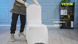 VEVOR Stretch Spandex Folding Chair Covers - Transform Your Event Seating Instantly!