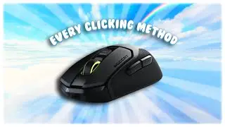 DOING ALL THE CLICKING METHODS  ON THE ROCCAT KAIN 100 (NORMAL BUTTERFLY, JITTER, AND DRAG CLICKING)