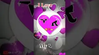 V loves R name status | V R whatsapp name status | V👩&zwj;❤️&zwj;👨R couples name status