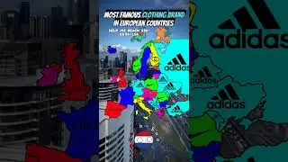 Most Famous Clothing Brands In European Countries | Credits To: @theczechiamaps  #viral#countries