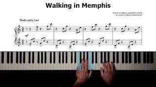 Marc Cohn - Walking in Memphis | Piano Arrangement (Full Sheet Music)