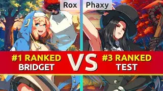 GGST ▰ Rox (#1 Ranked Bridget) vs Phaxy (#3 Ranked Testament). High Level Gameplay