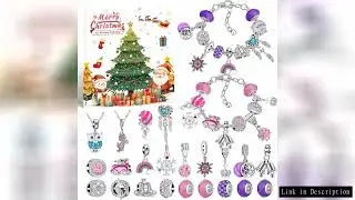 Crystal Bracelet Making Kit for Girls Advent Calendar DIY Set Christmas Blind Box Jewelry Craft Set