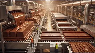 Inside a KitKat Chocolate Line From Cocoa Bean to Wafer Bar Full Process
