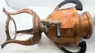 Antique copper coffee set tea set from moms house 