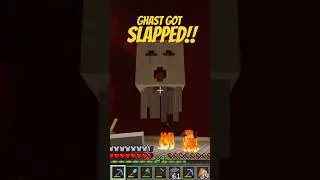 SLAPPING this GHAST was so SATISFING! #minecra ft &lrm;#64bitRick