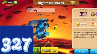 Dragon city Season 9:  The Armored Alinacne Battle Gameplay Part327 Nightmare Dragon 3 Empower Beau