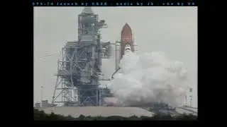 The launch of STS-74 (the real sound of liftoff!)