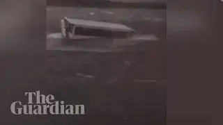 Footage captures Missouri tourist boat capsizing