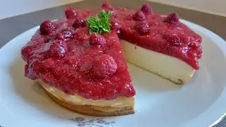 Sernik z malinami 🍰 kremowy i aksamitny * NIE opada! 😘 Wielkanoc *inne okazje*