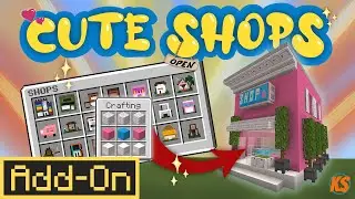 Cute Shops Add-On | Official Trailer for Minecraft Marketplace by KiwiStars