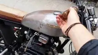 Honda cb200 flat tracker