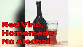 Homemade Red Grape Wine Without Alcohol 🍇 | Easy Grape Juice Recipe | 8Kg Grapes 4Kg Sugar |