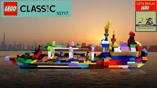 LEGO Classic 10717 11717 Ship MOC ⚓🚤 How to Build 1981 Italica Ship from Lego Classic. Tutorial