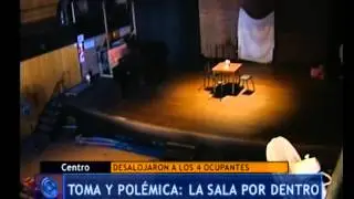 Huellas de la toma en el Centro Cultural San Mart&iacute;n- Telefe Noticias