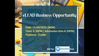 eLEAD Business Opportunity 12-04-21