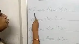 Class 1. Mental maths. More than.