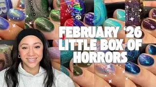 🔮 February Little Box of Horrors | Theme ➡️ Tarot | 2026 Nail Polish Swatches