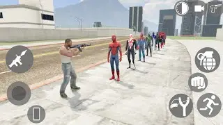 😱 Franklin's One Bullet Vs 100 Spider-Man - INDIAN BIKE DRIVING 3D