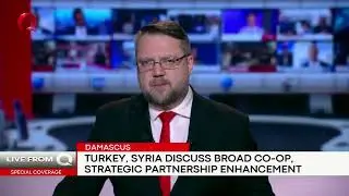 Syria president hosts high-level Turkish delegation for talks in Damascus