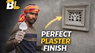 Perfect Wall Plaster Finish | Real Mason Skills You&rsquo;ve Never Seen