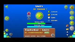Beating Unity in gd because I like the level