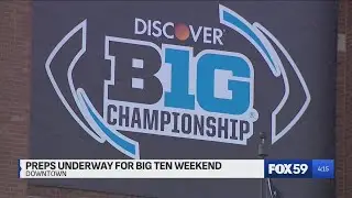 Indy prepares to host Big Ten football championship game