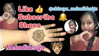 Simple mehndi design #Mehndi  #Mehndiartist #mehndidesign #Mehndilover #Mehndilove @artistnehamishra