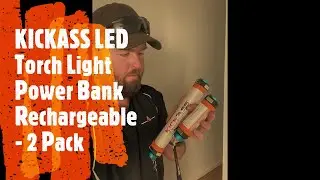 KickAss LED Torch and Power Bank - Rechargeable
