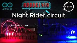 Night Rider LED lighting  using Arduino With coding full video
