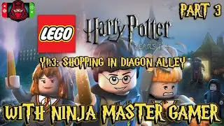 LEGO Harry Potter: Years 1-4 (DS Walkthrough) (PART 3) Y1:3 Shopping in Diagon Alley w/ NMGSmash