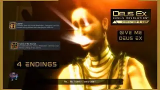 DEUS EX HR - GIVE ME DEUS EX - HYRON PROJECT - FOUR ENDINGS PC GAMEPLAY