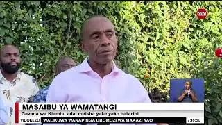 Gavana wa Kiambu adai maisha yake yako hatarini
