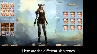 ArcheAge Firran appearance - skin tones