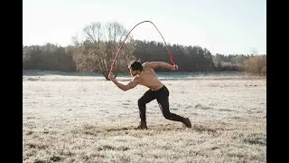 Cold morning speed rope flow training