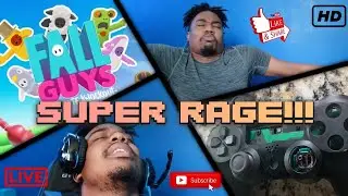 SUPER RAGE OVER THIS GAME!!! (Fall Guys Ultimate Knockout PS4 Gameplay)