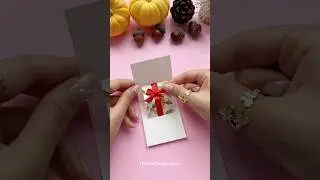 Prosta kartka typu pop-up na Boże Narodzenie 🎁