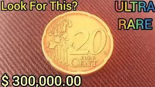 300 000,00 долларов США САМЫЙ ЦЕННЫЙ ЦЕНТ ЕВРО. Не тратьте эту монету по ошибке, она стоит больши...