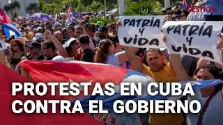 CUBA: Así fueron las protestas de cientos de cubanos en varias ciudades contra el Gobierno