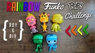 Every Color of Funko Pop! (Rainbow Funko Pop Challenge)