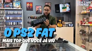 Playstation 2 Fat Nunca aberto! Relíquia Gamer antes de ir para o cliente!