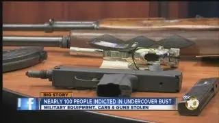 Undercover operation in San Diego County nets stolen cars, guns, military equipment