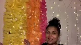 Tissue paper garland backdrop DIY.. $5 vs $200