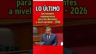 Incremento Remunerativo para los Docentes 2026/ a nivel nacional /Ley de presupuesto para 2026
