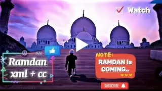 Free Fire New Ramadan Trend 🔥🥰 || Xml + Cc || Ramadan Spacial, Clip use by subscribe ✅