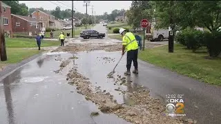 Large Water Main Break Causes Problems In West Homestead
