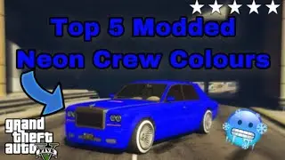 Top 5 BEST Modded Crew Colours In Gta Online (With Hex)